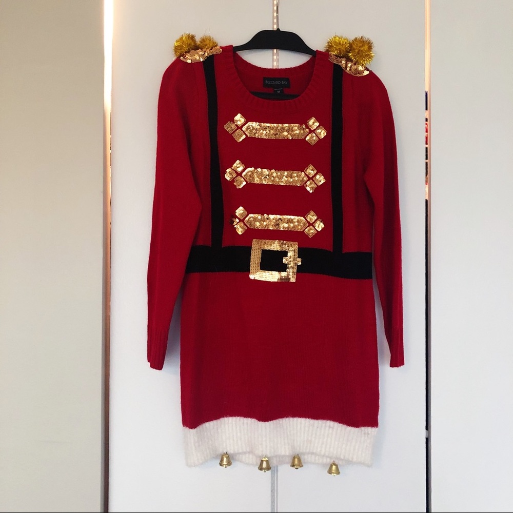 Ugly Christmas Holiday Sweater Dress